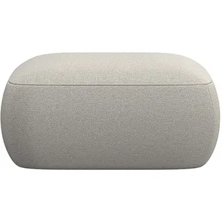 flexlux Pouf »Torino, rund, bodennah, Sitzhocker, Polsterhocker« Modernes, organisches Hocker-Design, Kaltschaum, Wellenunterfederung FLEXLUX