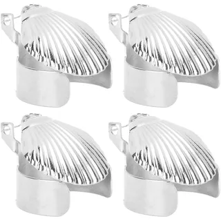 Kerzenlöscher, 4-teiliger Kerzenlöscher, Automatisch für Schlafzimmer (Silber)