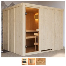 Bild Sauna »Nando«, ohne Ofen, beige