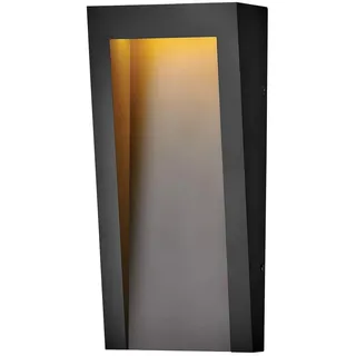 LED Außenleuchte Wand 38 cm hoch IP44 Schwarz 3000 K Lampe Eingang Haustür