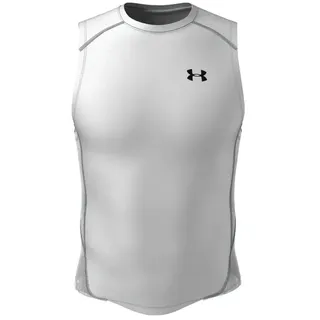 Under Armour Sans Ches ärmelloses T-shirt - White / Black - S