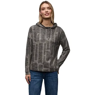 Street One Damen Gemusterter Hoodie Shirt