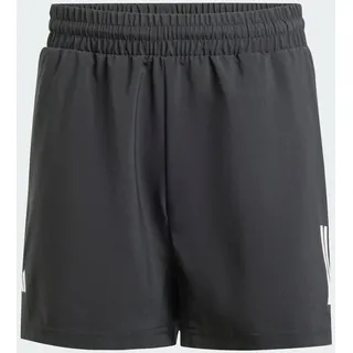 adidas Boy's Boys Club Tennis 3-Stripes Shorts, Black, 7-8 Years