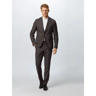 Lindbergh Anzug 2 tlg. slim fit in karierter Optik, grau