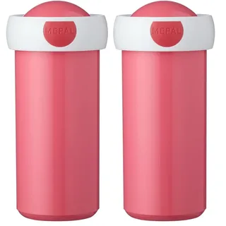 Mepal Verschlussbecher Campus 300 ml - Pink (Packung mit 2)