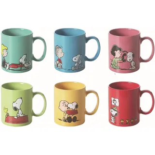 Excelsa Brunch Time Becher 0,35 l Mehrfarbig 6 St.