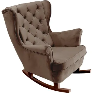DomoHome Relaxsessel Armlehnensessel Armlehnen Fernsehsessel Loungesessel Polstersessel Couchsessel Armsessel Chair Wohnzimmersessel Ohrensessel | 102x81x95cm | Brown_29814 - Braun