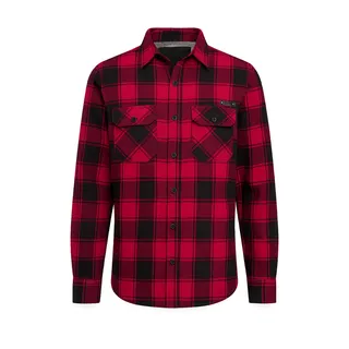 Brandit Textil Check Shirt Flanellhemd rot/schwarz XXL