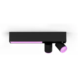 White & Color Ambiance Centris 2er-Deckenspot, LED-Leuchte - Schwarz