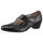 Leder Trotteur schwarz matt