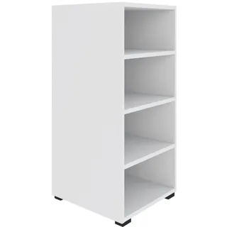 hom'in Bücherregal 46 x 90 x 40 cm Weiß