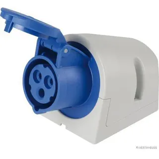 HERTH&BUSS Steckdose, 3-polig, 16 A blau - 51307022 - blau