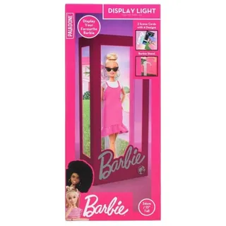 Paladone Barbie Puppen-Ausstellungsbox Licht - Offiziell lizenziert, beleuchtete Ausstellungsbox für Puppen, Schlafzimmer Dekor & Geschenk für Mädchen, 34 cm (13") hoch