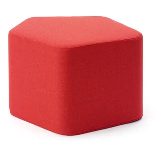 Softline Hocker Lake rot, Designer busk+hertzog, 40x63x52 cm