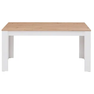 Home Affaire Esstisch »Bergamo Küchentisch« pflegeleichter Esstisch, erhältlich in 3 Größen, 140 cm ausziehbar, weiß