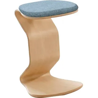 Mayer Sitzmöbel Sitzhocker »1116« 1 Stk. tlg. NEST NATURE Hocker medium mit flachem Kokos-Sitzpolster 1116, blau