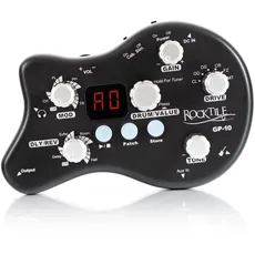 Bild von GP-10 Gitarren Multieffekt Gerät/Kopfhörer-Verstärker Amp (8-Effekttypen und Drum-Loop Player mit 40 Rhythmen, Gürtelclip, Stromversorgung per Netzteil/Batterien)