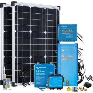 Offgridtec VeCore S monokristallin 100 W inkl. MultiPlus12/800/35 Wechselrichter + 640 Wh