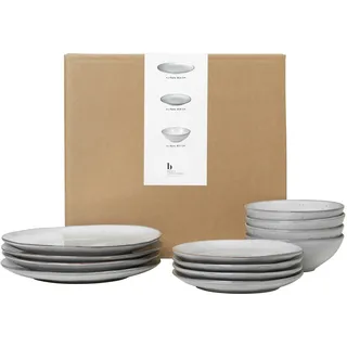 Broste Copenhagen Nordic Sand Tafelset 12-tlg. beige