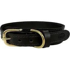 Sazzz halsband hond pioneer classic leer donkerbruin (Hund, Allgemein), Halsband + Leine