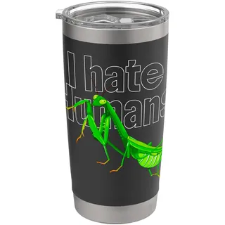 ich hasse menschen insekten autismus nerd Flip Doppelwandiger Edelstahl-Thermobecher