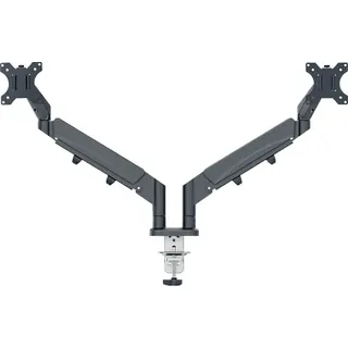 Leitz Ergo Platzsparender Dual Monitorarm Schwenkarm Grau