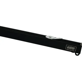 Schöner Wohnen Gardinenstange Emilia 1-läufig Ø 0 mm 160 cm Schwarz-Matt