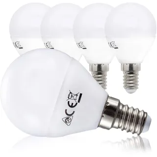 B.K.Licht LED-Birne 5W E14 3000 K 5 St.
