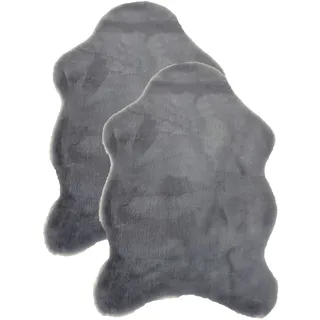 Astra Elda Fellteppich 40 x 60 cm Grau
