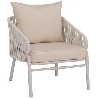 Mendler HWC-P90 Gartenstuhl 64 x 67 x 67 cm beige