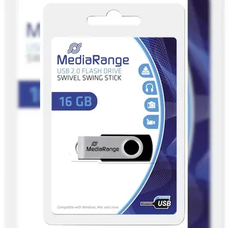 Flexi-Drive 16GB schwarz/silber