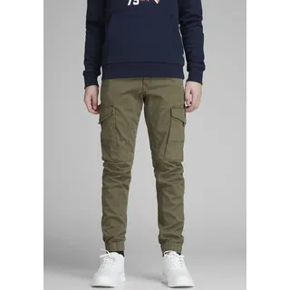 Jack & Jones Junior Cargohose »JPSTPAUL JJFLAKE AKM 542 OLIVE NOOS JNR«, grün