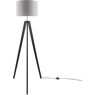 Paco Home Tischleuchte Dreibein Grau
