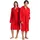 Bademantel Rot M