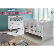 Bild Babyzimmer Cannes 2-tlg. alpinweiß/eiche