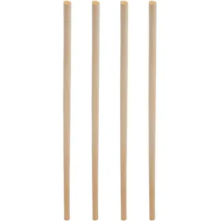 Trinkhalme aus Stroh natur O3-5mm 21cm, 100 Stk.