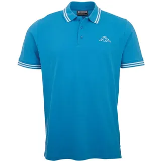 Kappa Herren Kurzarm Poloshirt STYLECODE: 709361 Aleot Men Poloshirt I Malibu Blue I 3XL
