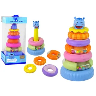 Leantoys Lernpyramide mit farbigen Felgen