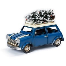 Bild von Weihnachtsfigur »Auto mit Baum, Weihnachtsdeko«, im sportlichen Look, Höhe ca. 18 cm, blau