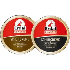 Erdal Schuhcreme Classic Schwarz, Braun (75 ml) Vorteilspack