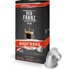 Nespresso kompatible Kaffee Kapseln, 1 x 10 Kapseln, Espresso