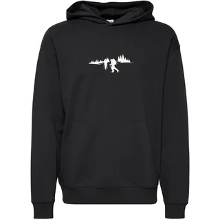 Kapuzenpullover SOLID "Hoodie SDHalmus", Herren, Gr. S, schwarz (true schwarz), Obermaterial: 60% Baumwolle CO. 40% Polyester PES., Pullover Kapuzenpullover