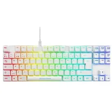 Deltaco GAMING WK90R - Gaming Tastaturen - Englisch - UK - Weiss