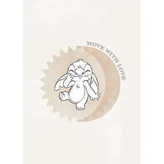 KOMAR Wandbild Disney Lilo and Stitch Move with Love 50 cm x 70 cm