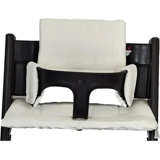 Shabany® Hochstuhl Sitzkissen 100% Bio Baumwolle | Classic Kissen Sitzbezug | Hochstuhlauflage | 2-teilig passend für Stokke Tripp Trapp Kinderhochstuhl |maschinenwaschbar | einfache Befestigung