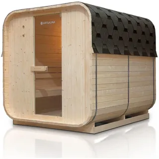 Artsauna Nolvik XL inkl. 8 kW Elektroofen + int. Steuerung