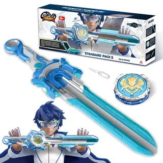 INFINITY NADO Kreisel für Kinder Metall Spielzeug Jungen, Battle Tops Kreisel Launcher Spielzeug, Spinning Tops Jungen ab 5 6 7 8 9 10 11 12 Jahre, Power Pack Gale Wings