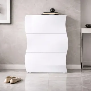 OTTO home Luxor 3 74 x 121 x 27 cm 3-türig / weiß