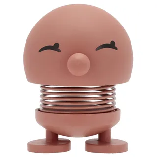 Hoptimist Soft Bimble Wackelfigur & Glücksbringer, Skandinavische Deko Figuren für Wohnzimmer, Schreibtisch, Büro, Bürodeko & Lustige Kleine Geschenke, 4,5 x 5,8 x 6,6 cm, Small, Ruby