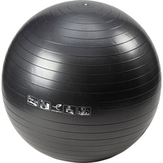 Bild Unisex – Erwachsene Basic Gymnastik-Ball, Black, One Size